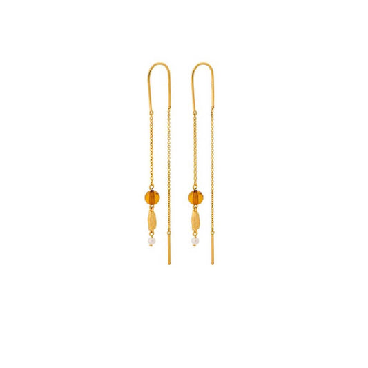 Amber Glow Earrings