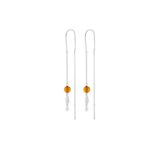 Amber Glow Earrings